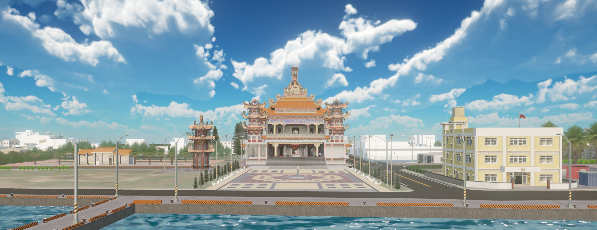 虛擬場景擬真製作|澎湖紫微宮