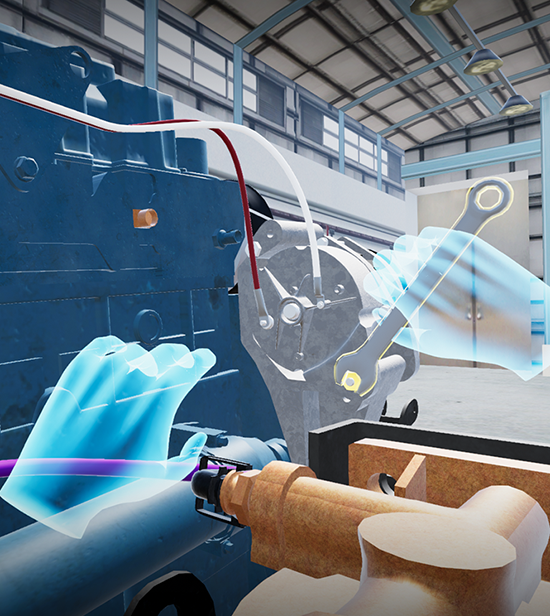 沉浸式 3D VR 模擬互動學習平台